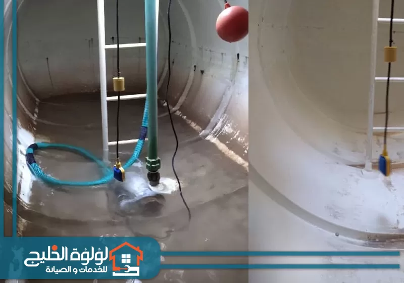 تنظيف الخزانات العلوية في الفجيرة 0588419951 لؤلؤة الخليج ماتور سحب المياه المتسخة من الخزان لتنظيف الخزانات العلوية في الفجيرة